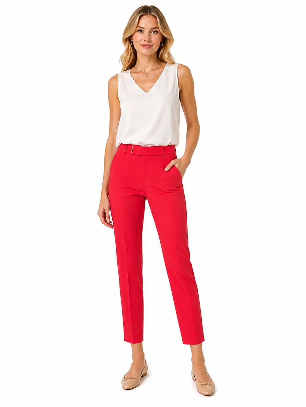 Calvin Klein salmon pink color Ankle Pants Size 0